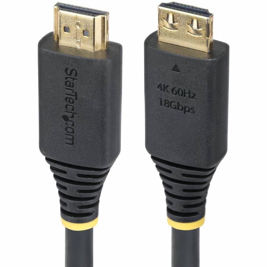 StarTech 8ft (2.4m) High Speed HDMI Cable with Gripping Connectors, 4K 60Hz/1440p 144Hz, 18Gbps, UHD HDMI 2.0 Cord, TPE Jacket
