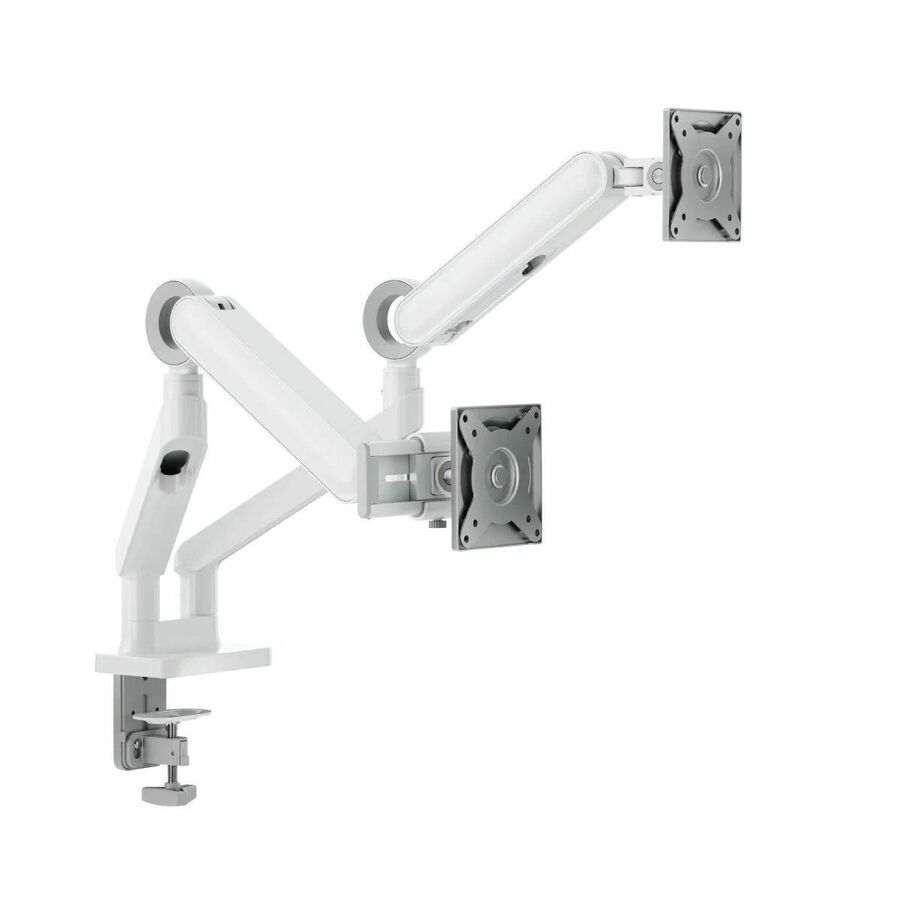 Alogic Glide Mounting Arm for Monitor, Flat Panel Display, Curved Screen Display - White