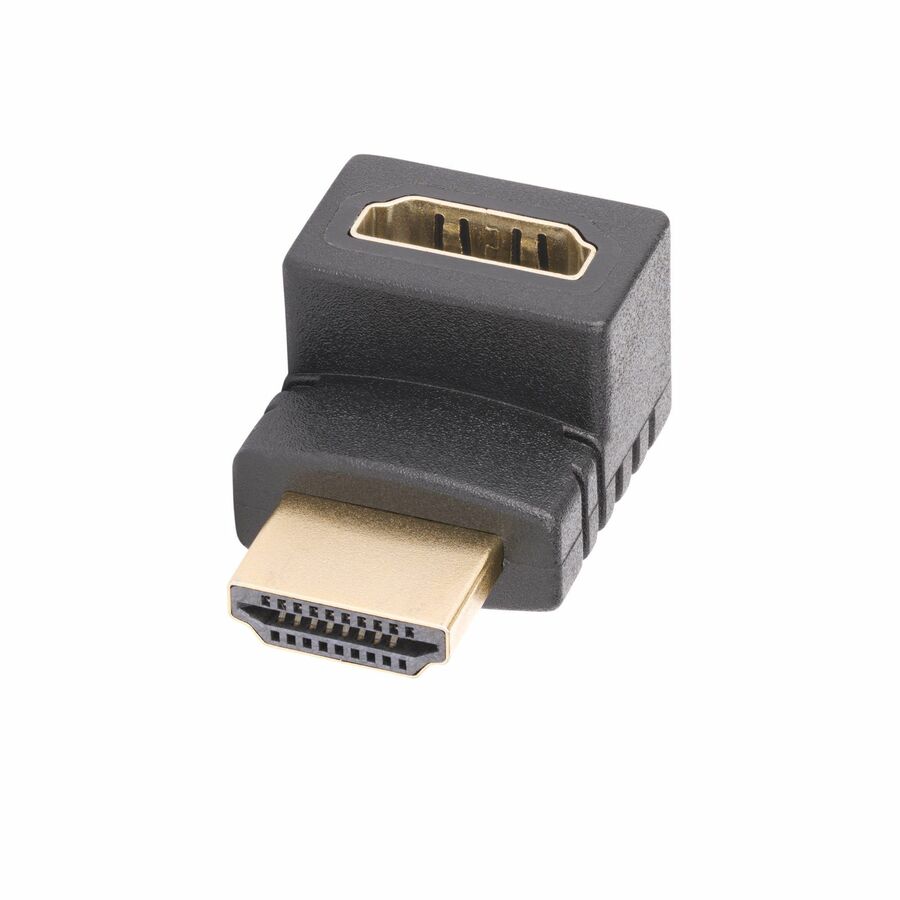 StarTech Up Angle HDMI 2.0 Adapter, Male to Female, Vertical 90-Degree Angled HDMI Port Saver, 4K 60Hz, High Speed HDMI Connector Extension