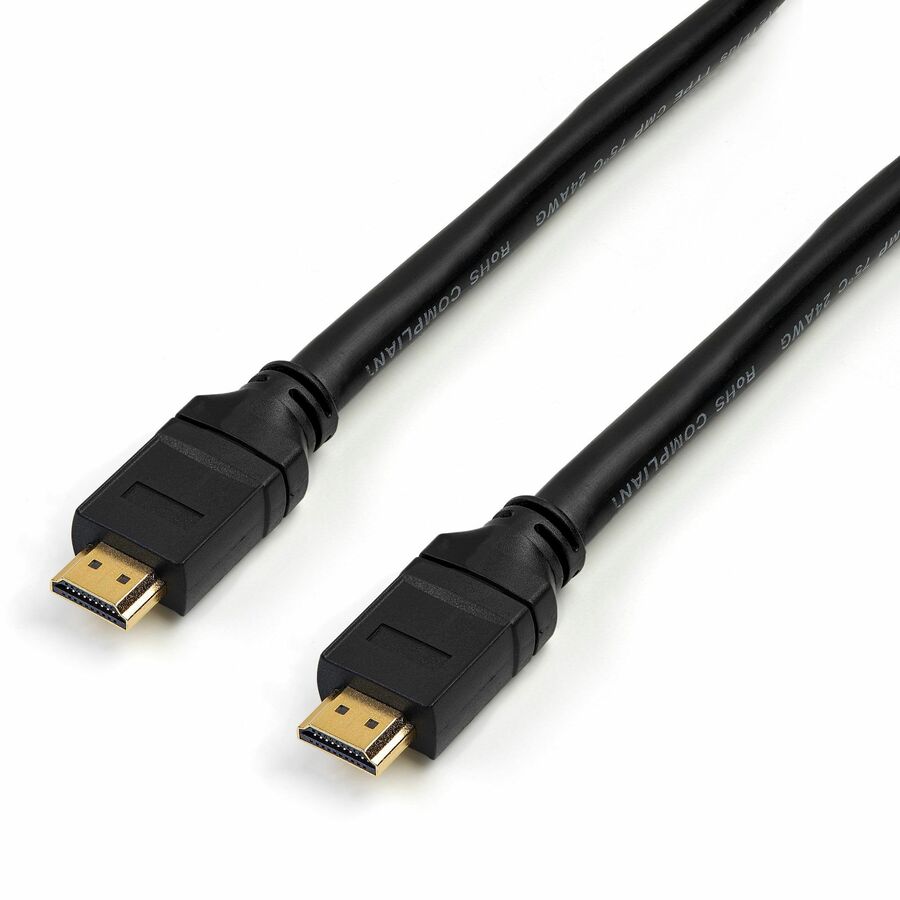 StarTech 35ft In Wall Plenum Rated HDMI Cable, 4K High Speed Long HDMI Cord w/ Ethernet, 4K30Hz UHD, 10.2 Gbps, HDMI 1.4 Display Cable