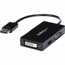 StarTech Travel A/V adapter: 3-in-1 DisplayPort to VGA DVI or HDMI converter