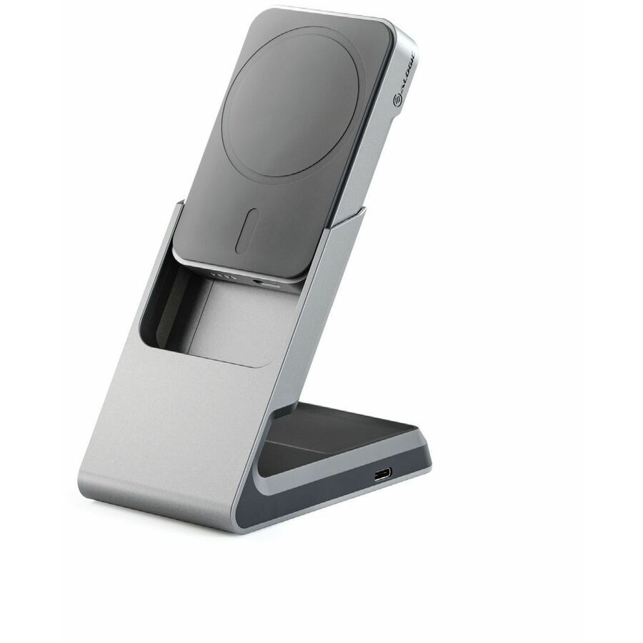 Alogic Matrix 2-in-1 Magnetic Charging Dock - Black