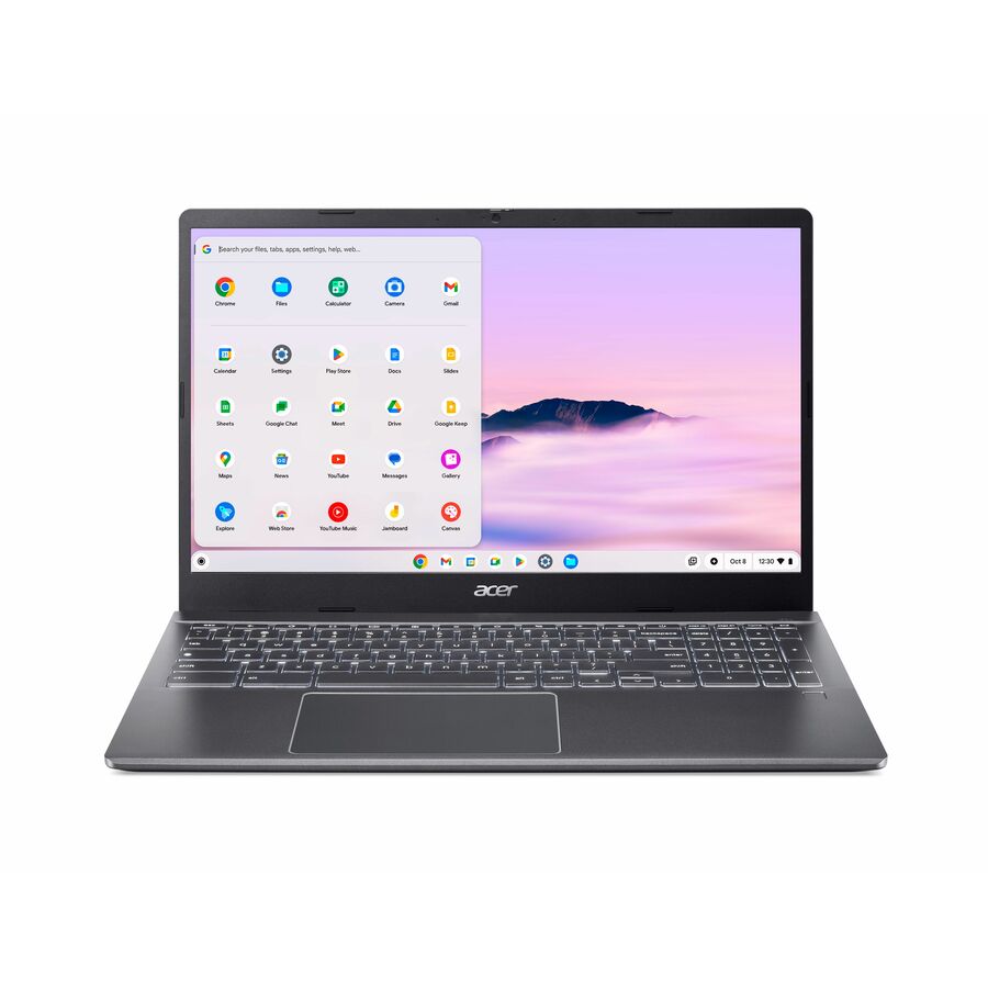Acer Chromebook Plus 515 CBE595-2T CBE595-2T-71W1 15.6" Touchscreen Chromebook - Full HD - 60 Hz - Intel Core 7 150U - 16 GB - 256 GB SSD - English (US) Keyboard - Iron