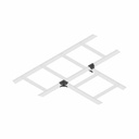 Middle Atlantic 90 Degree Horizontal Cable Ladder Splice Kit - Pack of 2 - Black Zinc