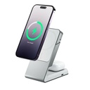 Alogic Matrix 2-in-1 Magnetic Charging Dock - White