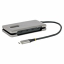 StarTech 4-Port USB-C Hub, USB 3.2 Gen 2, 10Gbps, 100W Power Delivery Pass-Through, 12.6in (32cm) Cable, Portable USB Expansion Hub