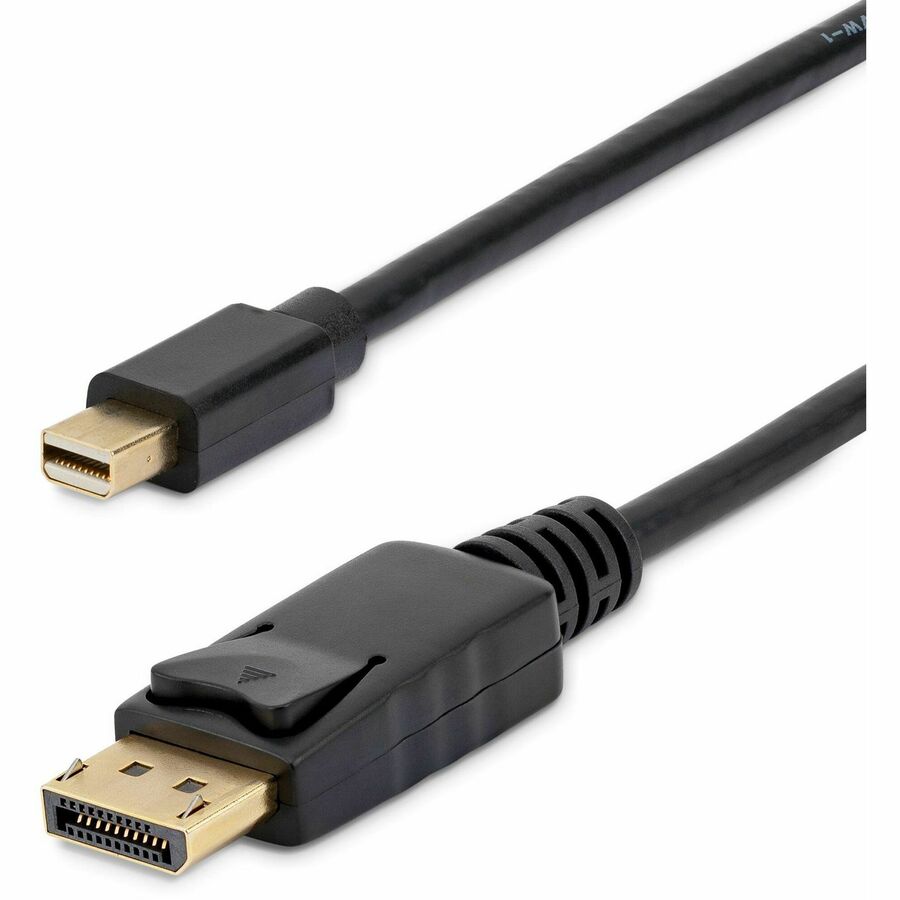 StarTech 6ft Mini DisplayPort to DisplayPort 1.2 Cable, 4K x 2K mDP to DisplayPort Adapter Cable, Mini DP to DP Cable for Monitor