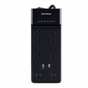 CyberPower CSP806UC18 Home and Office 8 - Outlet Surge Protector with 2400 J Surge Suppression