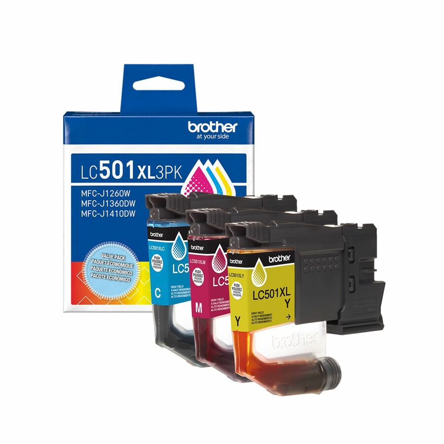 Brother Original High Yield Inkjet Ink Cartridge - Multi-pack - Cyan, Magenta, Yellow - 1 Each