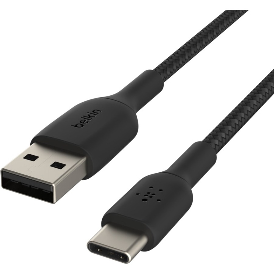 Belkin Braided USB-C to USB-A Cable (1m / 3.3ft, Black)