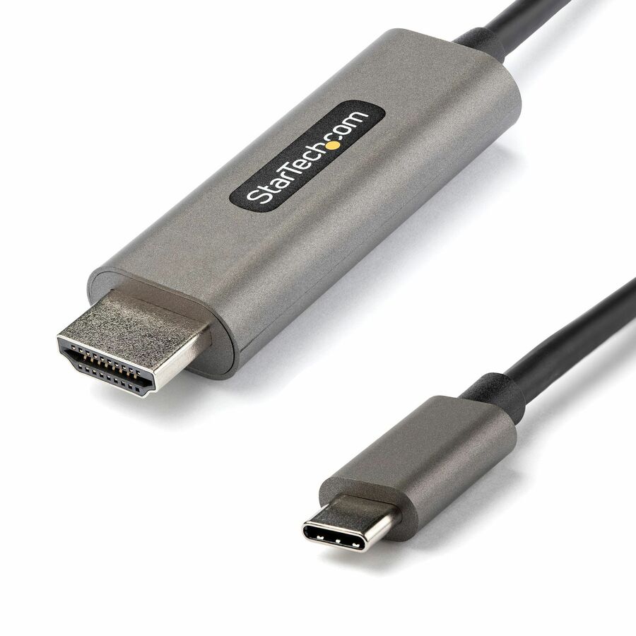 StarTech 3ft (1m) USB C to HDMI Cable 4K 60Hz with HDR10, Ultra HD USB Type-C to HDMI 2.0b Video Adapter Cable, DP 1.4 Alt Mode HBR3