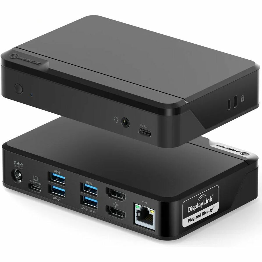 ALOGIC Universal Twin HD Docking Station with USB-C & USB-A Compatibility - Dual Display 1080p@60Hz