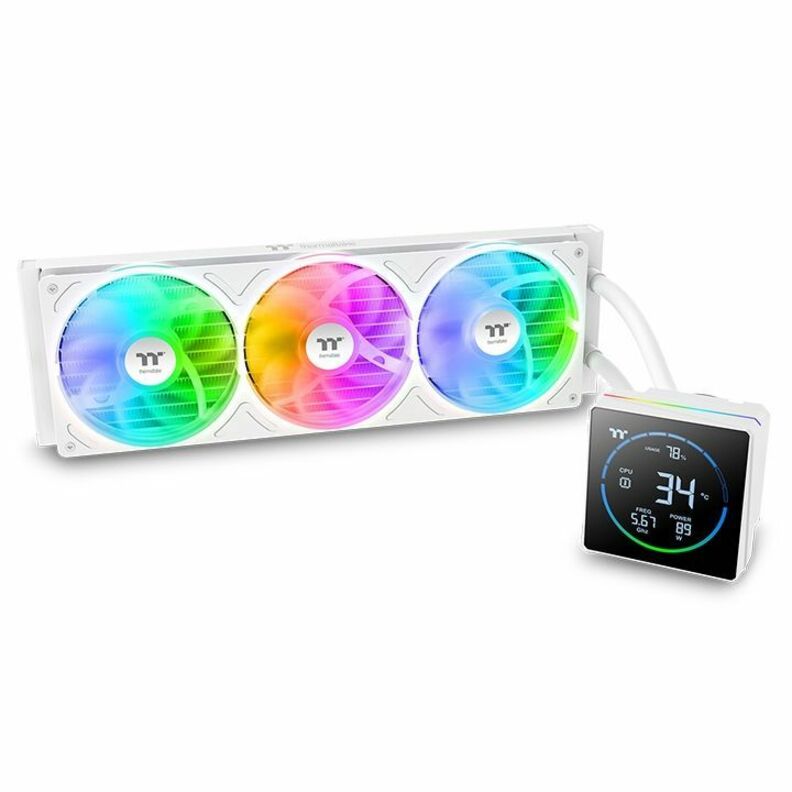 Thermaltake TH360-S V3 ARGB Sync Snow Edition Cooling Fan/Radiator/Water Block/Pump