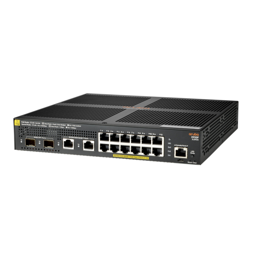HPE 2930F 12G PoE+ 2G/2SFP+ Switch
