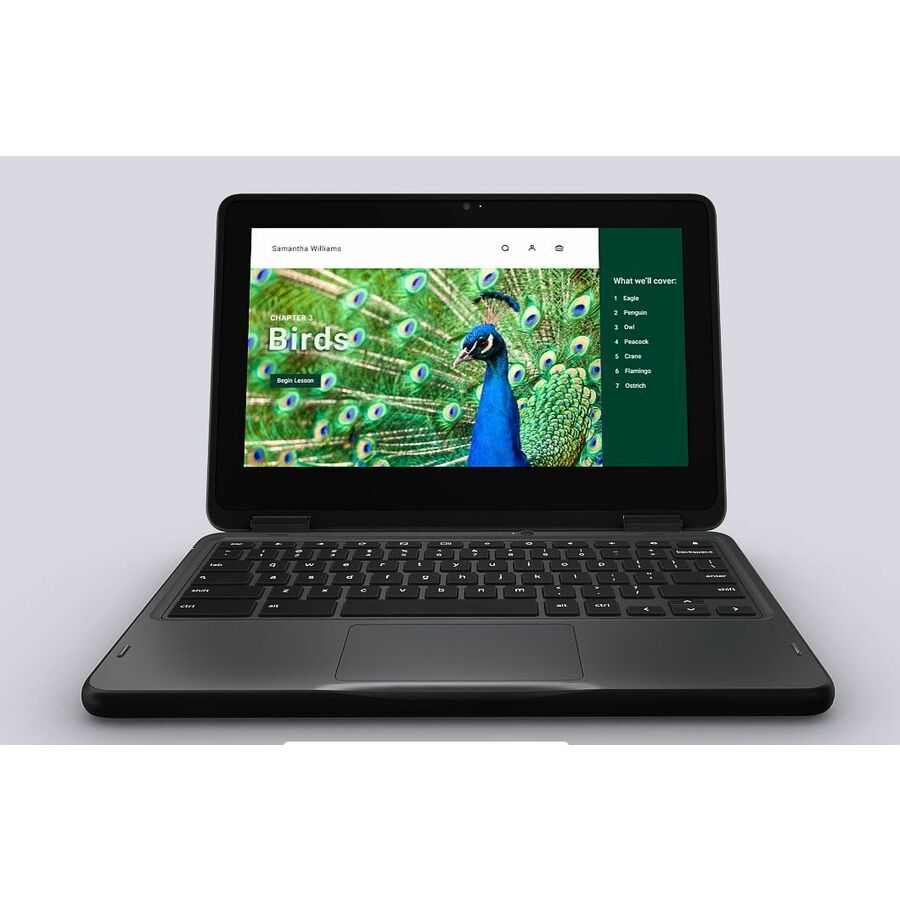Dell Chromebook 3000 3120 11.6" Touchscreen Convertible 2 in 1 Chromebook - HD - 60 Hz - Intel N-Series N100 - 4 GB - 64 GB Flash Memory - English (US) Keyboard