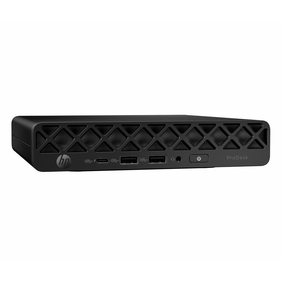 HP ProDesk 4 G1i Desktop Computer - Intel Core Ultra 5 235T - 16 GB - 512 GB PCI Express NVMe SSD - Mini PC - Jack Black