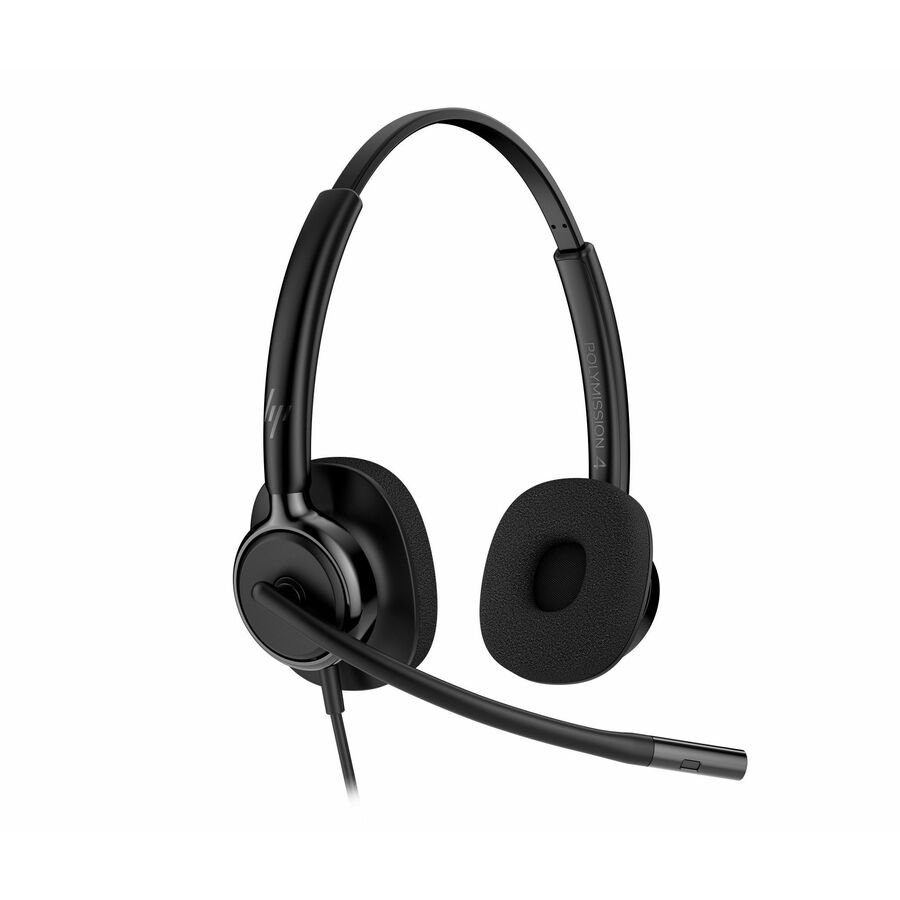 Poly Mission 425 Stereo USB Wired Headset Classic (C01B3AA)