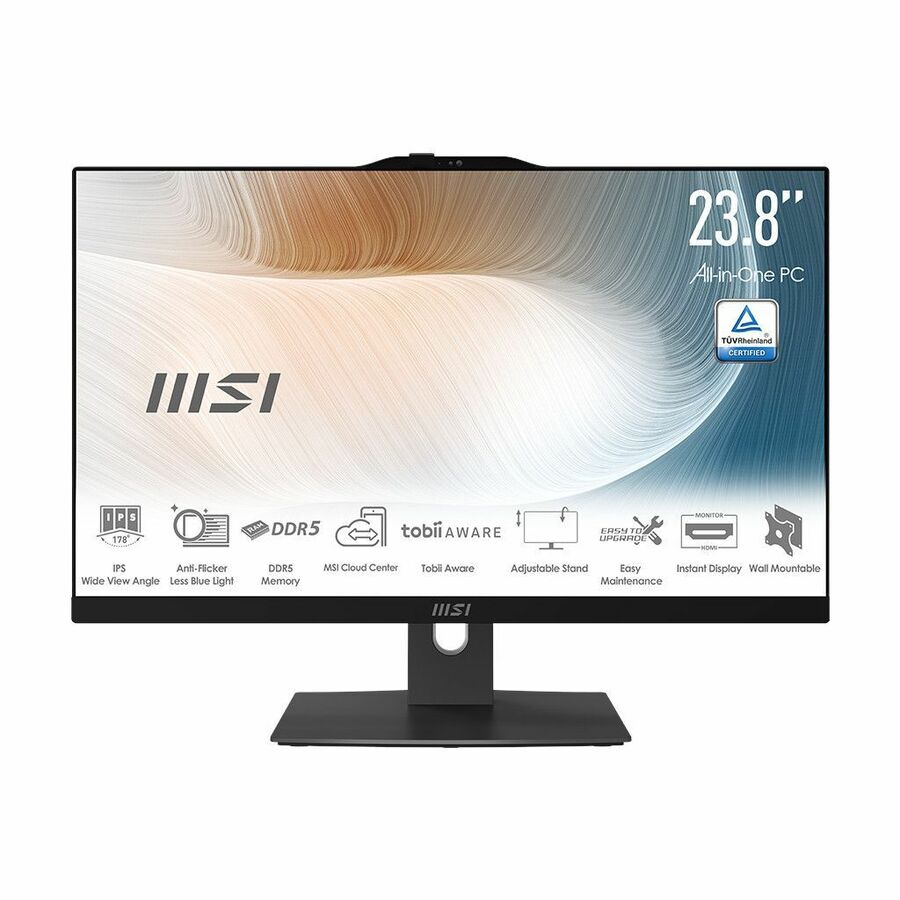 MSI Modern AM242TP-1095US - 24"IPS Touchscreen Display - All-in-One - Intel Core i5-120U - 16 GB - 1 TB SSD - W11P - 3Y Warranty