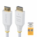 StarTech 6ft (1.8m) Premium Certified High Speed HDMI Cable, 4K 60Hz/1440p 144Hz, 18Gbps, UHD HDMI 2.0 Cord, TPE Jacket, White