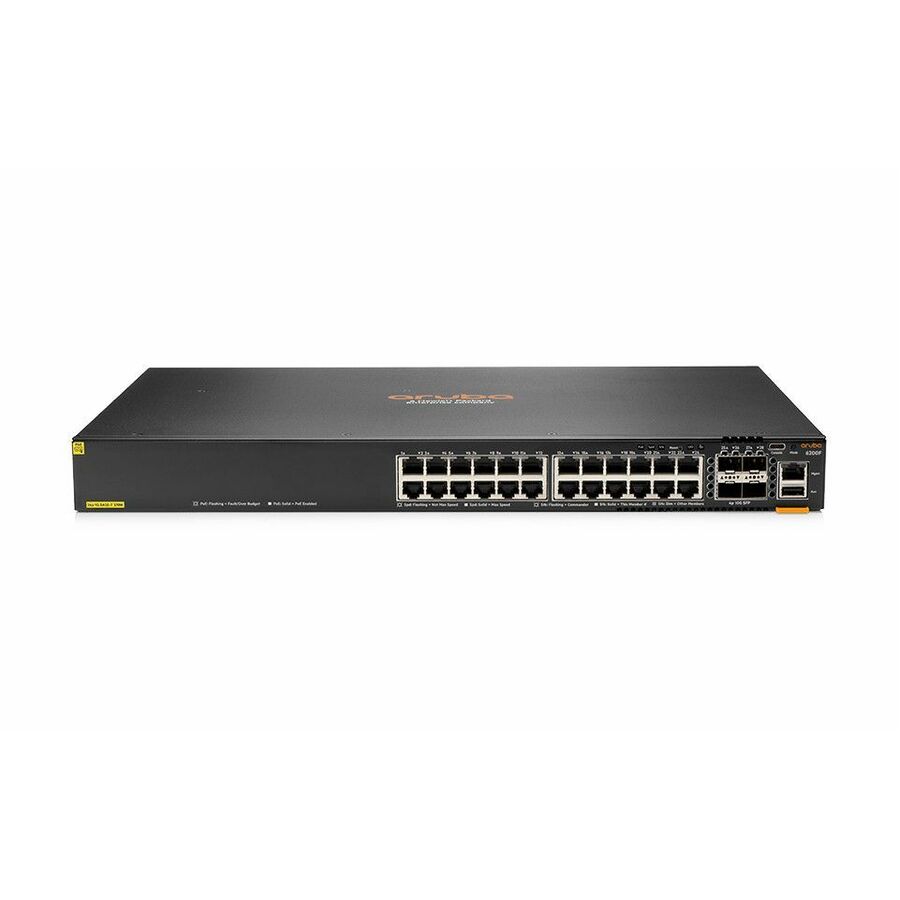 HPE CX 6200F 24G Class 4 PoE 4SFP+ 370W Switch