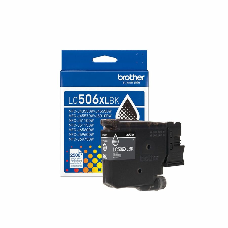 Brother Genuine LC506XLBK High Yield Black Ink Cartridge