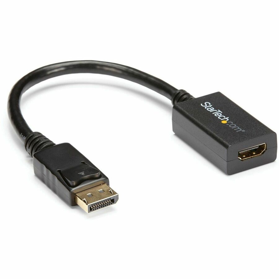 StarTech DisplayPort to VGA Adapter, Active DP to VGA Converter, 1080p Video DP to VGA Monitor Dongle, Latching DP Connector, Durable