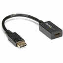 StarTech DisplayPort to VGA Adapter, Active DP to VGA Converter, 1080p Video DP to VGA Monitor Dongle, Latching DP Connector, Durable