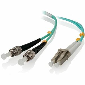 ALOGIC 1m(3.28ft) LC-ST 40G/100G Multi Mode Duplex LSZH Fibre Cable 50/125 OM4