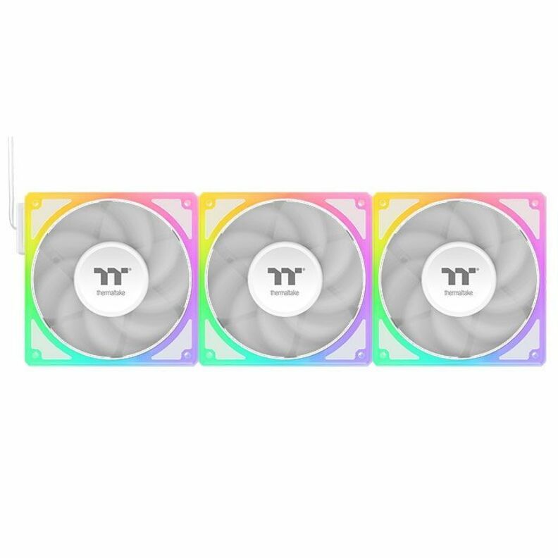 Thermaltake TOUGHFAN EX 140 ARGB Sync PC Cooling Fan - White (3-Fan Pack) - 3 Pack