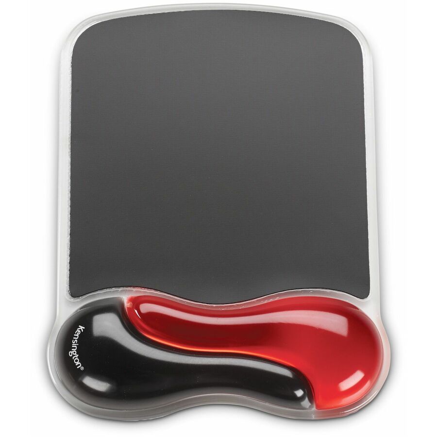 Kensington Duo Gel Mouse Pad Wrist Rest - Red