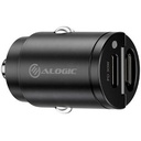 Alogic 30W car charger USB-C ports fast charging for laptops, tablets, and smartphones