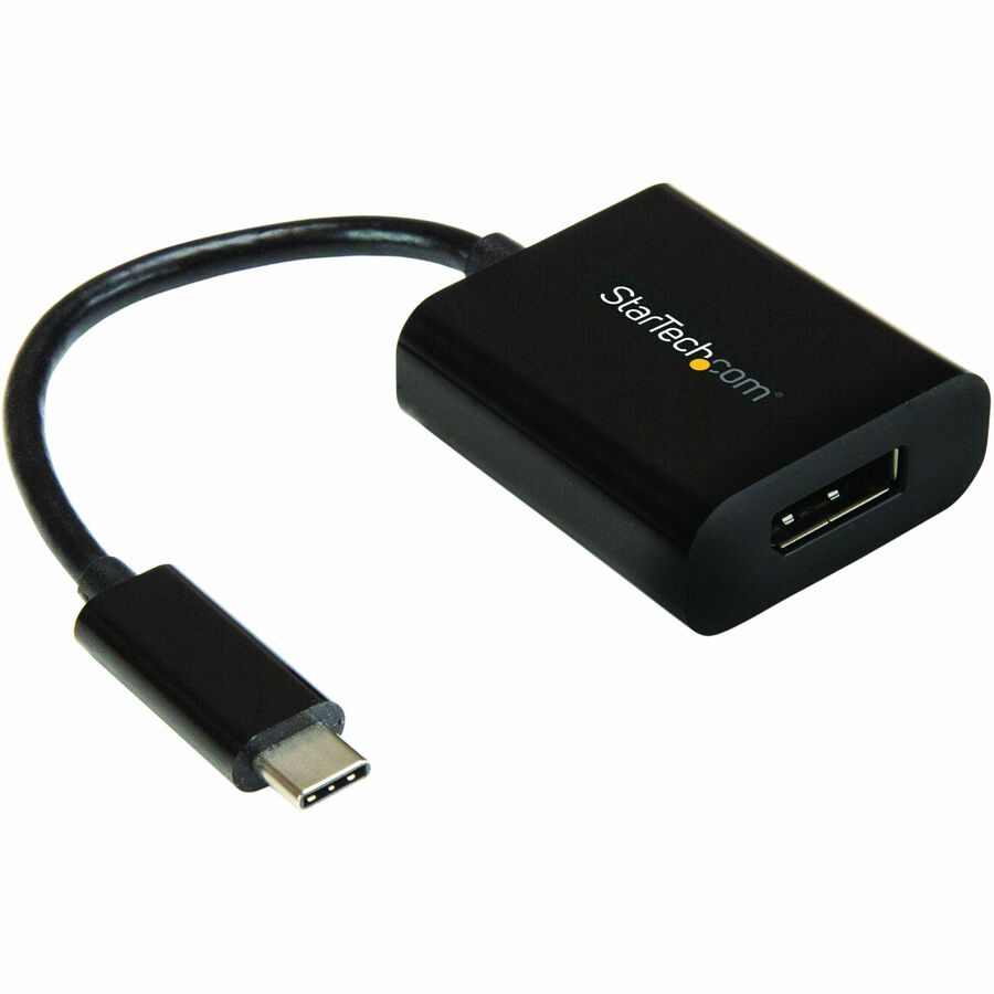 StarTech USB C to DisplayPort Adapter 4K 60Hz - USB Type-C to DP 1.4 Monitor Video Converter (DP Alt Mode) - Thunderbolt 3 Compatible
