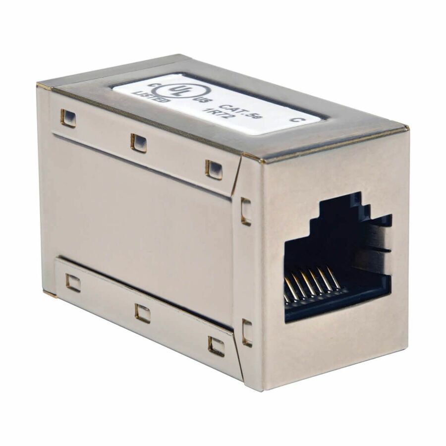 Tripp Lite by Eaton Cat5e Cat5 Straight Through Modular Shielded In-Line Coupler RJ45 F/F