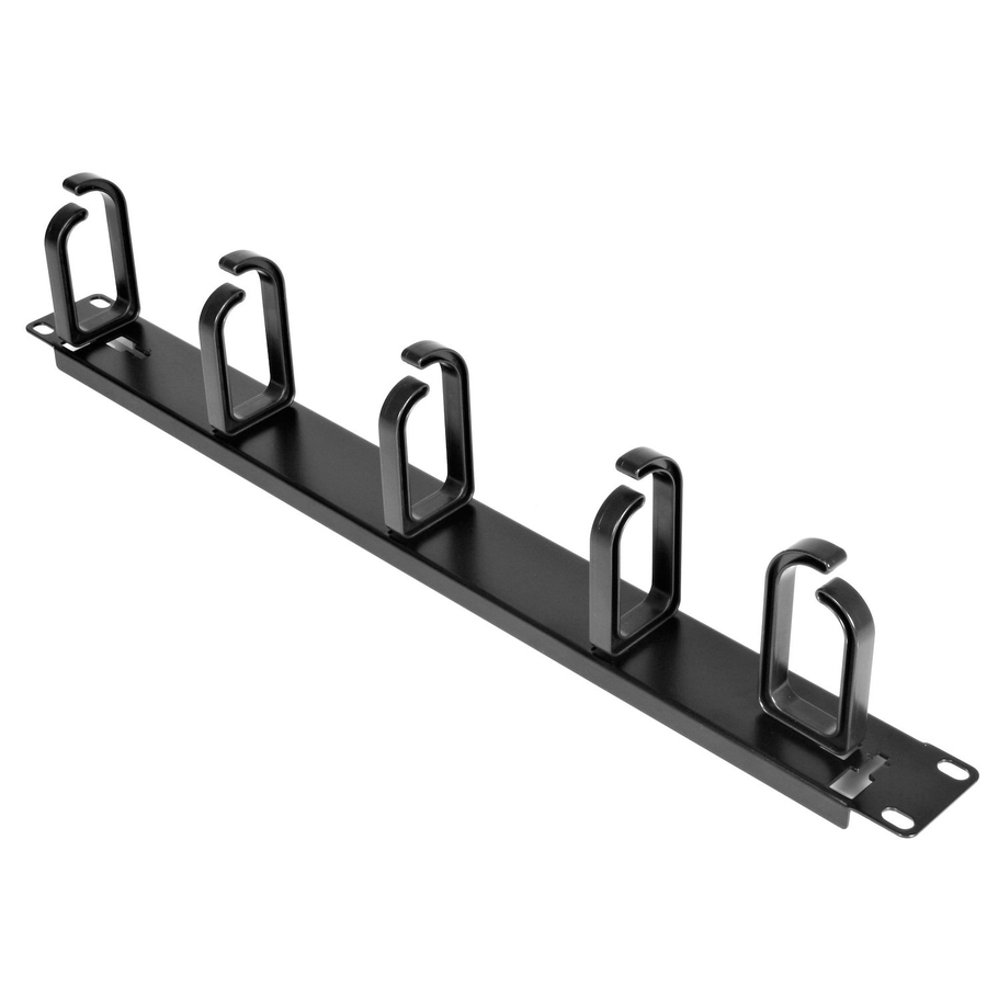 StarTech 1U 19in Metal Rackmount Cable Management Panel, Rack cable management kit, 1U, TAA
