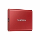 Samsung T7 MU-PC2T0R/AM 2 TB Portable Solid State Drive - External - PCI Express NVMe - Metallic Red
