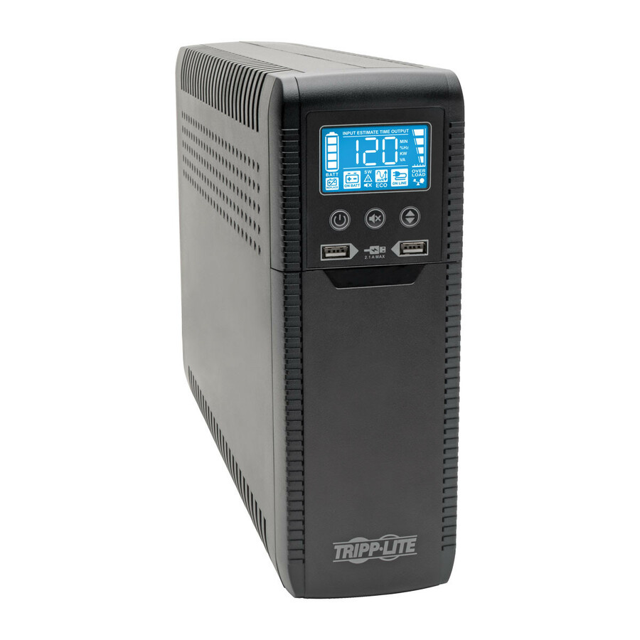Tripp Lite by Eaton UPS Line Interactive UPS with USB and 10 Outlets - 120V 1300VA 720W 50/60 Hz AVR ECO Series ENERGY STAR V2.0