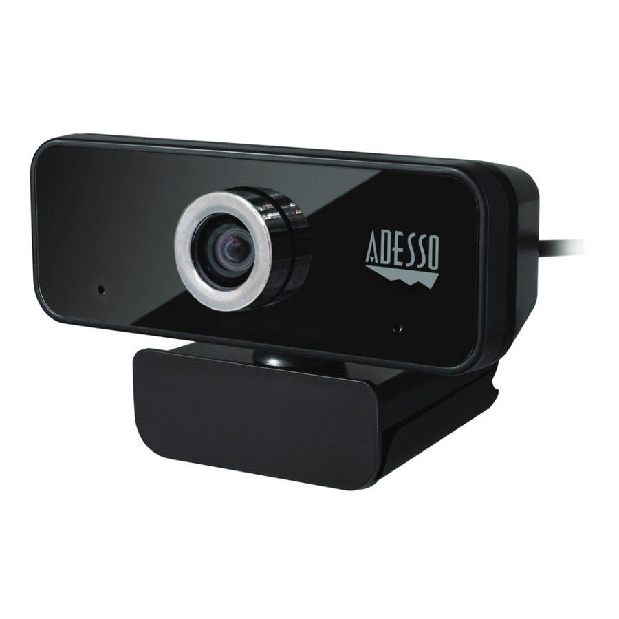 Adesso CyberTrack 6S Webcam - 8 Megapixel - 30 fps - USB 2.0 - TAA Compliant