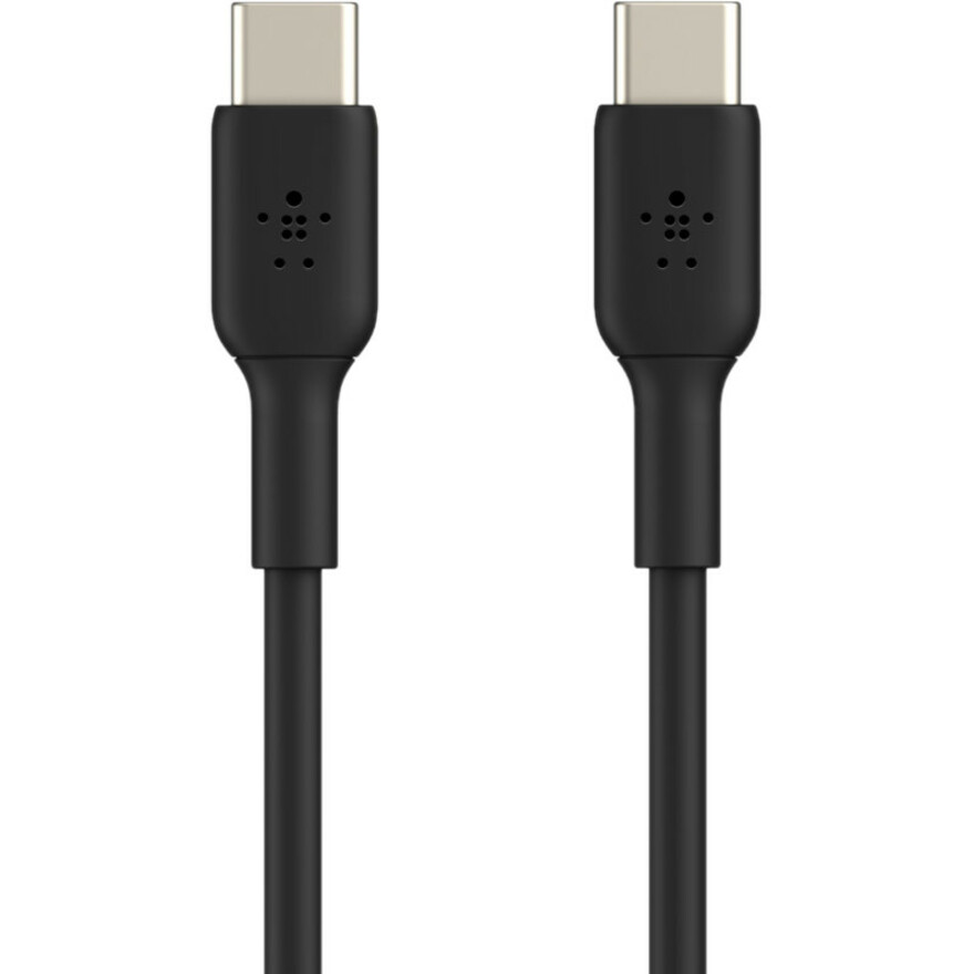 Belkin 60W USB-C to USB-C Cable - 480 Mbps - PVC - M/M - 1m/3.3ft - Black