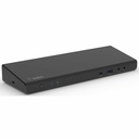 Belkin Universal 15-Port Triple Display USB-C Docking Station - 5 Gbps - 85W - 2xUSB-C, 5xUSB-A, 2xDP 3xHDMI, 1xEthernet, 2x3.5mm Audio - 4K - w/ USB-C Cable - Black