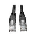 Tripp Lite by Eaton Cat6 Gigabit Snagless Molded (UTP) Ethernet Cable (RJ45 M/M) PoE Black 25 ft. (7.62 m)