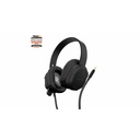 MAXCases Extreme Headset w/braided cable and built-in microphone w/3.5mm connector (Black)