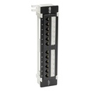 Eaton Tripp Lite Series Cat6 Wall-Mount 12-Port Patch Panel - PoE+ Compliant, 110/Krone, 568A/B, RJ45 Ethernet, TAA