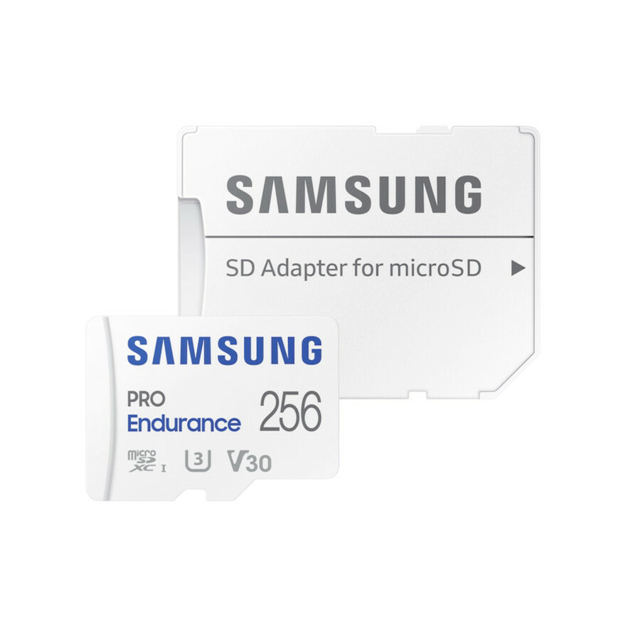 Samsung PRO Endurance 256 GB Class 10/UHS-I (U3) V30 microSDXC