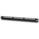 Tripp Lite by Eaton 24-Port 1U Rack-Mount Cat6/Cat5 Feedthrough Patch Panel RJ45 Ethernet TAA