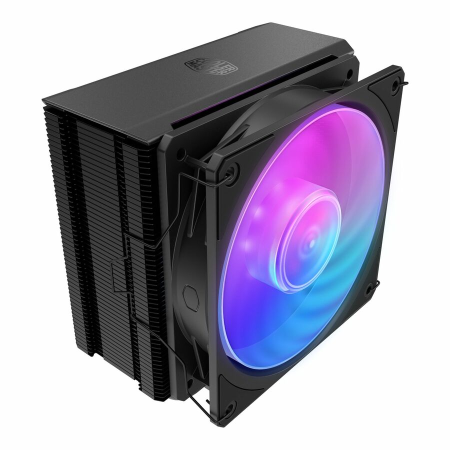 Cooler Master Hyper 212 3DHP ARGB CPU Air Cooler - Patented 3D Heat Pipe Technology, 120mm PWM High Airflow ARGB Fan, Quiet Cooling & Easy Installation, AMD AM5/AM4 & Intel LGA 1851/1700, Black