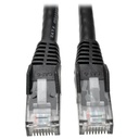 Tripp Lite by Eaton Cat6 Gigabit Snagless Molded (UTP) Ethernet Cable (RJ45 M/M) PoE Black 50 ft. (15.24 m)