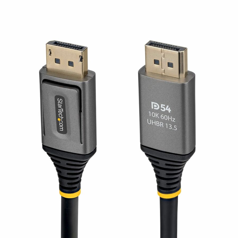 StarTech 6ft DisplayPort 2.1 Cable, VESA Certified DP54 DisplayPort Cable, 8K 60Hz, 8K 144Hz/4K 240Hz w/DSC 1.2a, DP 2.1 Monitor Cord