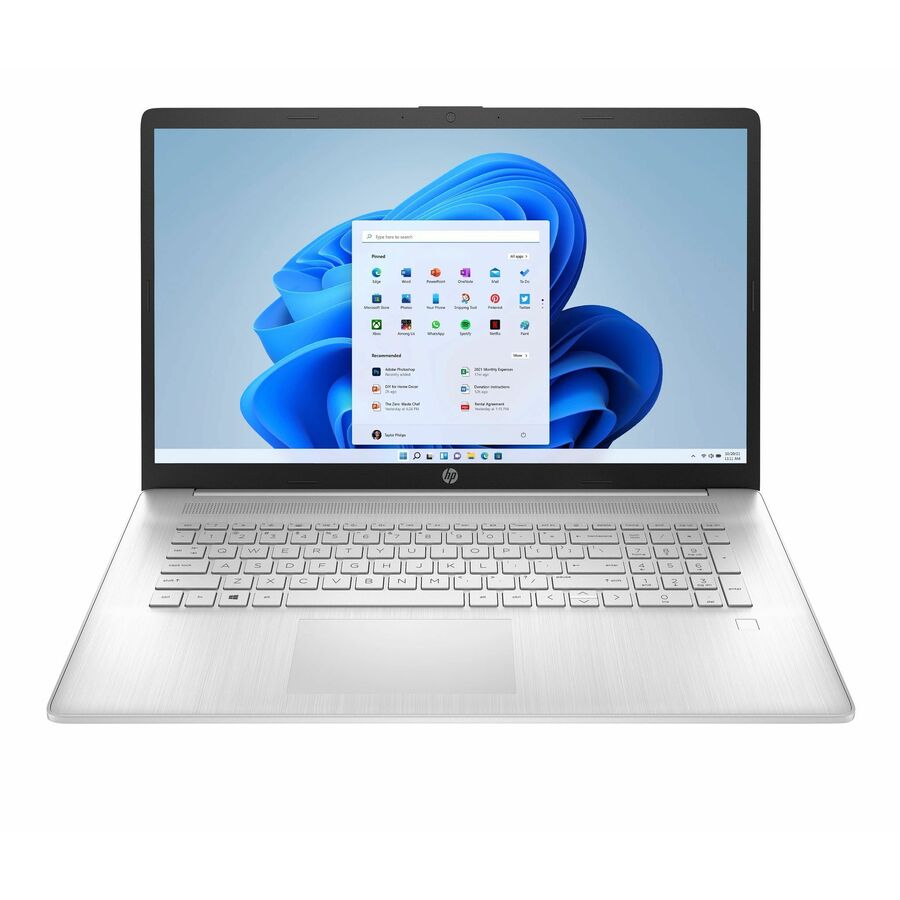 HP 17-cn3000 17t-cn300 17.3" Notebook - Full HD - Intel Core i5 13th Gen i5-1334U - 12 GB - 256 GB SSD - English Keyboard - Natural Silver