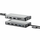 Alogic DV3 12-in-1 USB-C Dual Display Mini Dock