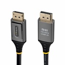 StarTech 5ft DisplayPort 2.1 Cable, VESA Certified DP80 DisplayPort Cable, 10K/8K 60Hz, 16K 60Hz/8K 240Hz w/DSC 1.2a, DP 2.1 Cord